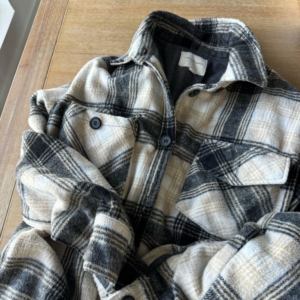 Plaid Shacket Jacket - Picture 2 of 2